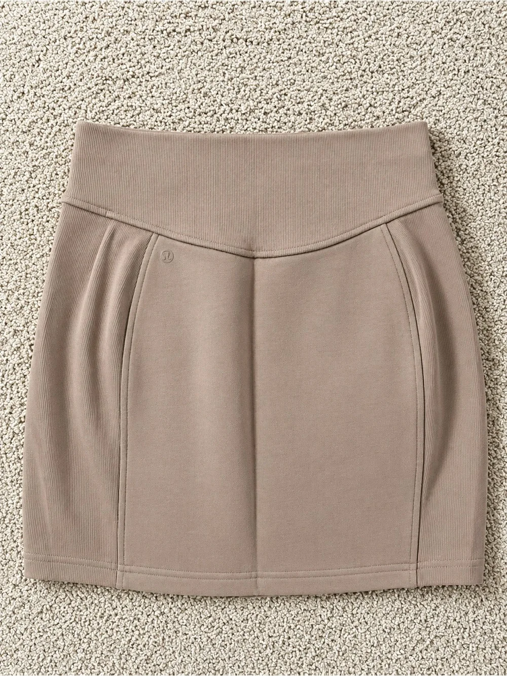 lululemon athletica Taupe Stretch Mini Skirt